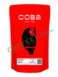 Кофе Owl в зернах Супербленд Бразилии и Эфиопии Wintertime 1 кг